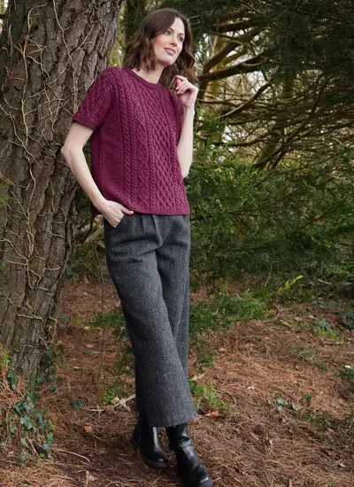 Molly T-Shirt Aran Sweater
